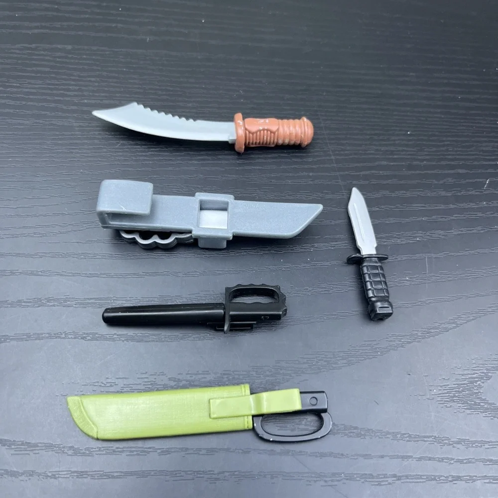 Lot of 5 Knives & Daggers for GI Joe 12